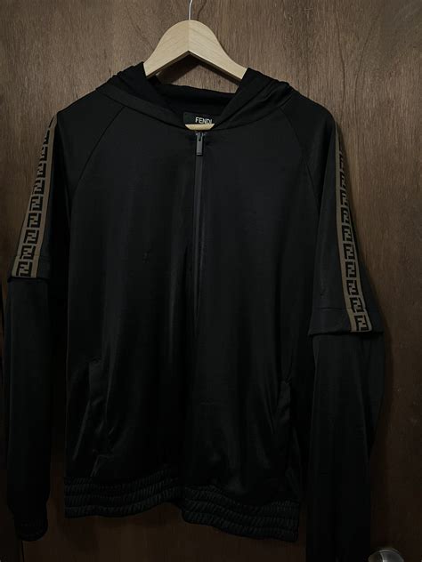 fendi bomber jacket|fendi track jacket.